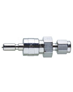 Restek Swagelok Fitting, 1/8" Male Quick Coupling, without Shutoff, Stainless Steel, ea.