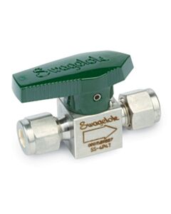 Restek Swagelok Plug Shutoff Gas Valve, 1/4" Plug, Stainless Steel, ea.