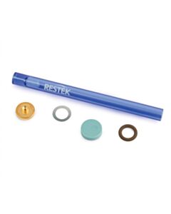 Restek FastPack Inlet Kit for Agilent GCs, 4 mm Topaz Single Taper Inlet Liner W/Wool, Pack of 5 Kits