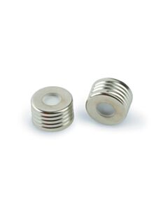 Restek SPME Vial Cap, 18 mm, Screw Thread with MicroCenter PTFE/Silicone Septa, 1000-pk.