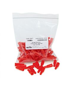Restek 4 mm Syringe Filter, 0.45 µM, PVDF, Red, 100-pk.