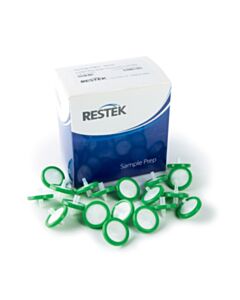 Restek 30 mm Syringe Filter, 0.22 µM, PES, Green, 100-pk.