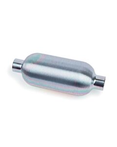 Restek High-Pressure Sample Cylinder, TPED, 150 cc, 1450 psig, 1/4" Female NPT Threads, 304L Stainless Steel, Sulfinert Treated