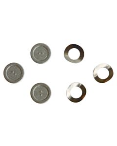 Restek Replacement 2 µM Frit Filters, for Passive Air Sampling Kit, Stainless Steel, 3-pk.