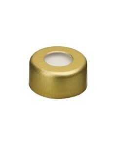 Restek Aluminum Crimp-Top Seals with PTFE/Silicone Septa, Yellow, 2.0 mL, 11 mm, 1000-pk.