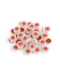 Restek Poly Crimp-Top/Snap-Top Caps and PTFE/Butyl Rubber Septa, clear, 2.0 mL, 11 mm, 1000-pk.