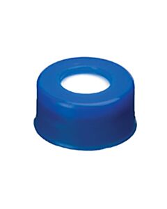 Restek Poly Crimp-Top/Snap-Top Caps and PTFE/Silicone Septa, Blue, 2.0 mL, 11 mm, 100-pk.