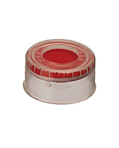Restek Poly Crimp-Top/Snap-Top Caps and PTFE/Silicone/PTFE Septa, Clear, 2.0 mL, 11 mm, 1000-pk.