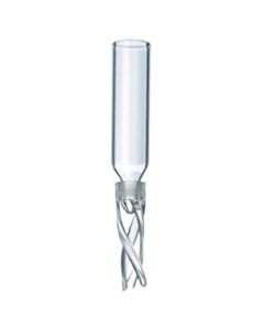 Restek Vial Inserts, Glass, Big Mouth W/ Bottom Spring, 50 µL, 100-pk.