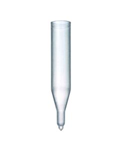 Restek Vial Inserts, Polypropylene, Big Mouth W/No Spring, 250 µL, 100-pk.