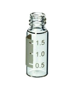 Restek Screw-Thread Vials with Grad Marking Spot, 2.0 mL, 8 mm (vial only), Clear, 100-pk.