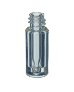 Restek Screw-Thread Plastic Vials W/100 µL Glass Insert, 2.0 mL, 8 mm, 100-pk.