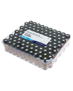 Restek Big Mouth Step Vial Kit, Red PTFE/Silicone Septa 0.065", Amber W/Black Cap, 2.0 mL, Preassembled, 100-pk.