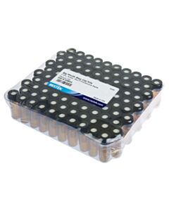 Restek Big Mouth Step Vial Kit, Red PTFE/Silicone Septa 0.065", Amber W/Black Cap, 2.0 mL, Preassembled, 1000-pk.