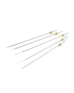 Restek SGE Syringe Needle, PTFE Tip, Gas-Tight, (1-2.5 mL/23/50 mm/2pt), for Removable Needle Syringes, 5-pk.
