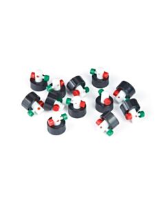 Restek Mininert Precision Sampling Valve, 20 mm, Screw-Thread, 12-pk.