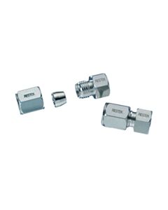 Restek End-fitting 1/4" 4.6 mm, with Distribution Cone, Compatible W/Valco & Parker Fittings, for Use On 3.0 - 4.6 mm ID HPLC columns