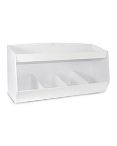 Restek Open Supply Bin 4 Bin 24"Lx12"Hx10"D