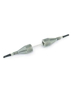 Restek Secure-Fit Fitting, Two Connectors, Stainless Steel, 10 cm x 0.007" ID