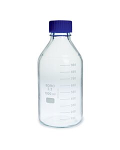 Restek 1 L Graduated Safety-Coated Bottle, GL-45 Threads