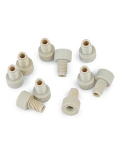 Restek PEEK Finger-Tight Fittings for 1/8" OD Tubing, 1/4-28 Threads, 500 psi, 10-pk.