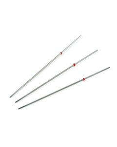 Restek LC Stainless-Steel Capillary Tubing, 1/16" OD x 0.005 ID x 10 cm L, Red, 3-pk.