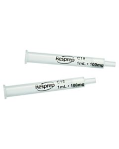 Restek Resprep C18 SPE Cartridge, Polypropylene Tubes with Polyethylene Frits, 1 mL/100 mg, 100-pk.