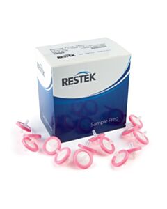 Restek 25 mm Syringe Filter, 0.22 µM, Nylon, Pink, 100-pk.