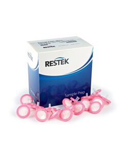 Restek 25 mm Syringe Filter, 0.45 µM, Nylon, Pink, 100-pk.