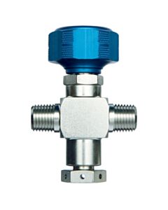 Restek 1/4" Male NPT x 1/4" Male NPT W/1800 psi Rupture Disk Sample Cylinder Valve, 3500 psig DOT Pressure Rating, Stainless Steel