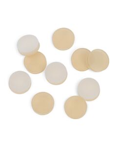 Restek Replacement Septa for Gas Sampling Bags with Stainless-Steel Valves, 9.52 mm (0.375") Diameter, 2.5 mm (0.100") Thickness, PTFE-Faced Silicone
