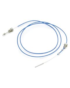 Restek Capillary Stainless-Steel Tubing W/Fittings, 700 mm x 0.25 mm ID (Blue, 1/16" SS Male Nut, F/B Ferrule Set), for Agilent HPLC Systems
