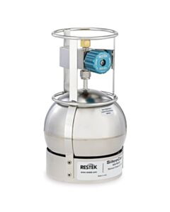Restek SilcoCan Air Sampling Canister, 1 L, with 2-Port RAVE+ Valve