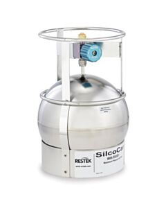 Restek SilcoCan Air Sampling Canister, 3 L, with 2-Port Siltek-Treated RAVE+ Valve