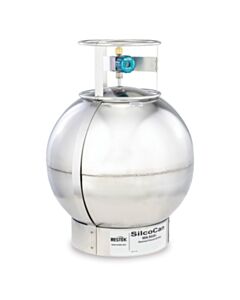 Restek SilcoCan Air Sampling Canister, 15 L, with 2-Port Siltek-Treated RAVE+ Valve