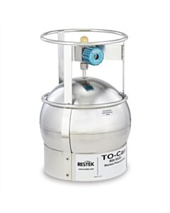 Restek TO-Can Air Sampling Canister, 3 L, with 2-Port RAVE+ Valve