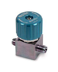 Restek RAVE+ (2-port) 1/4” Diaphragm Valve, Siltek Treated, for Restek Air Canisters