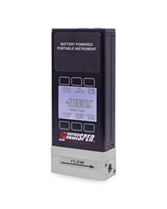 Restek Alicat Whisper Flow Calibrator, Portable, 0-50 SCCM, Monochrome Display, Battery Powered