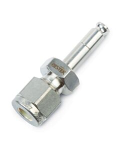 Restek RAVEqc Quick-Connect Male Valve to 1/4" Male Compression Fitting