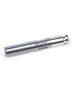 Restek RAVEqc Quick-Connect Male Valve to 1/4" Tube End Fitting, Extended (1.58"), Siltek Treated