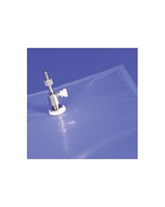 Restek Tedlar Sampling Bag W/Stainless-Steel Push/Pull Valve Only, 1 L, 7" x 7", 10-pk.