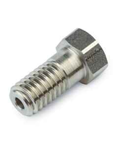 Restek Valco-Style Nuts for UHPLC, Stainless Steel, Medium, 20,000 psi, 5-pk.