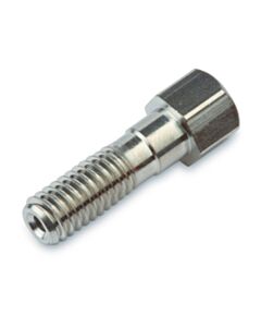 Restek Rheodyne-Style Nuts for UHPLC, Stainless Steel, Long, 7250 psi, 5-pk.