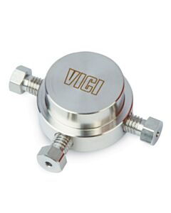 Restek Stainless-Steel Valco Tee for UHPLC, 0.50 mm Bore, 20,000 psi, ea.