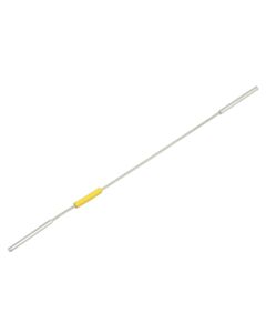 Restek Flexible, Premium Grade Stainless-Steel Tubing, 1/32" OD, W/1/16" Ends, 0.007" ID, Yellow, 105 mm, ea.