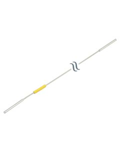 Restek Flexible, Premium Grade Stainless-Steel Tubing, 1/32" OD, W/1/16" Ends, 0.007" ID, Yellow, 700 mm, ea.