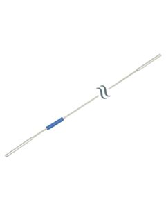 Restek Flexible, Premium Grade Stainless-Steel Tubing, 1/32" OD, W/1/16" Ends, 0.010" ID, Blue, 600 mm, ea.