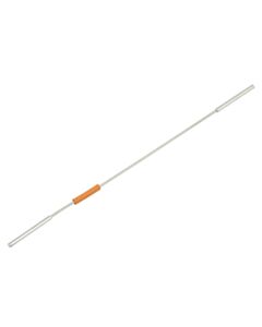 Restek Flexible, Premium Grade Stainless-Steel Tubing, 1/32" OD, W/1/16" Ends, 0.020" ID, Orange, 105 mm, ea.