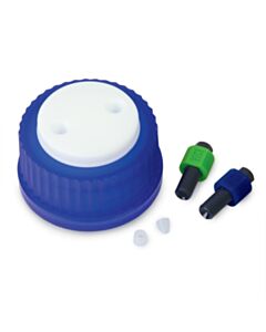 Restek Mobi-Cap for GL-45 Threaded Bottles, 2-Port, ea.