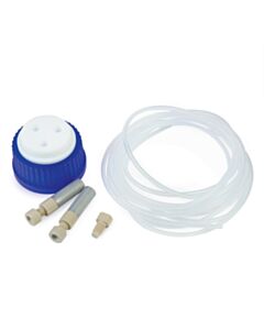 Restek Mobi-Cap GL-45 Bottle Top Kit, (Includes: Mobi-Cap (3-Port), 3 M PTFE Tubing, 2 µM Sparger, 10 µM Sparger)